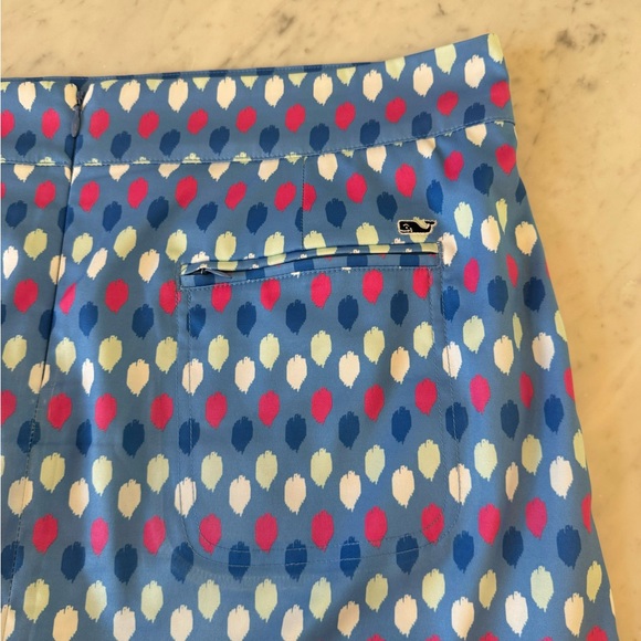 Vineyard Vines Women's Tennis Athletic Skort Skirt Size 14 Blue Pink White - Picture 5 of 8
